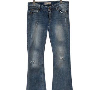 Bootheel Trading Co Distressed Missouri Flare Jeans Size 10 EUC